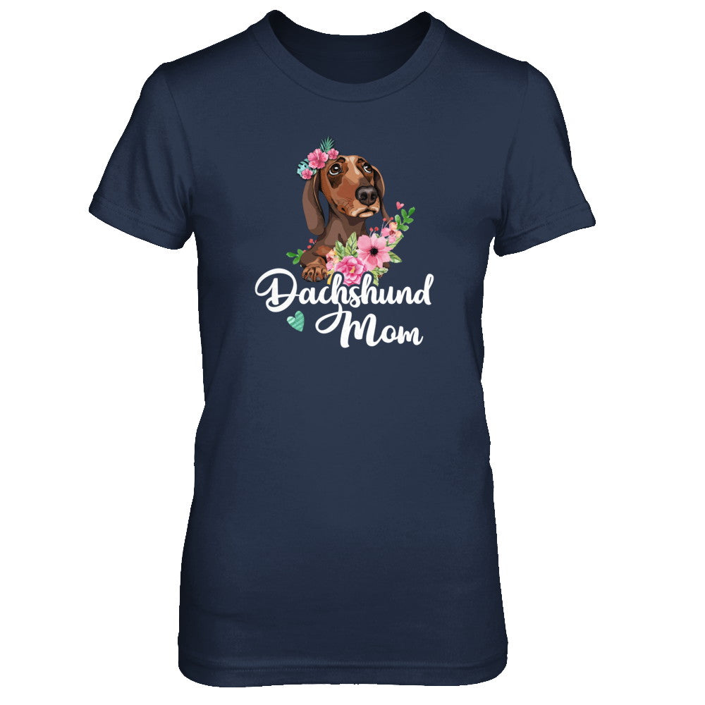 Dachshund Mom Funny Dog Mom Gift Idea T-Shirt & Tank Top | Teecentury.com