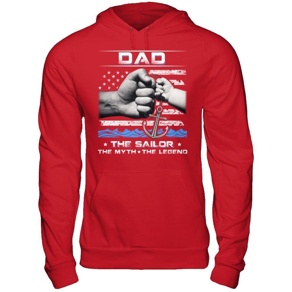 Veteran Dad The Sailor The Myth The Legend T-Shirt & Hoodie | Teecentury.com