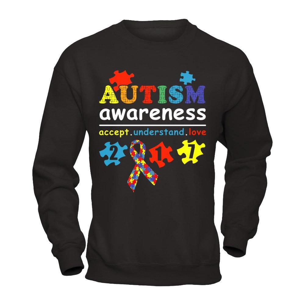 Autism Awareness 2017 Accept Understand Love T-Shirt & Hoodie | Teecentury.com