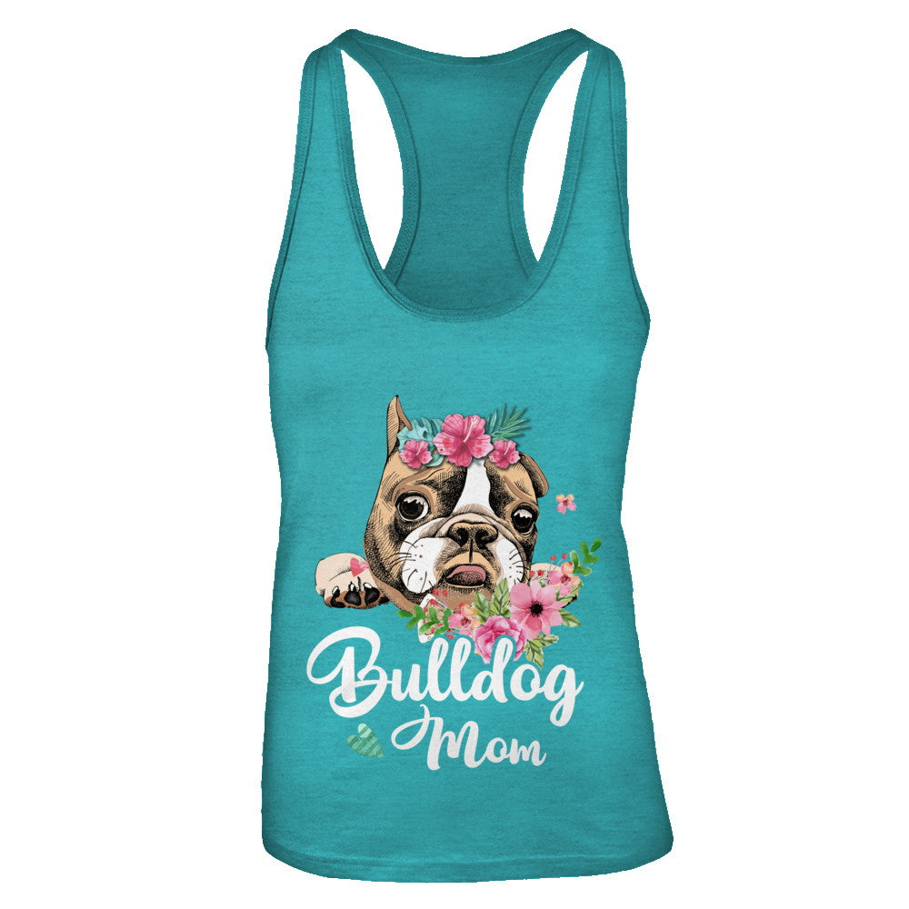 Bulldog Mom Funny Dog Mom Gift Idea T-Shirt & Tank Top | Teecentury.com