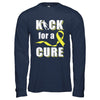 Kick For A Cure Soccer Yellow Childhood Cancer Awareness T-Shirt & Hoodie | Teecentury.com