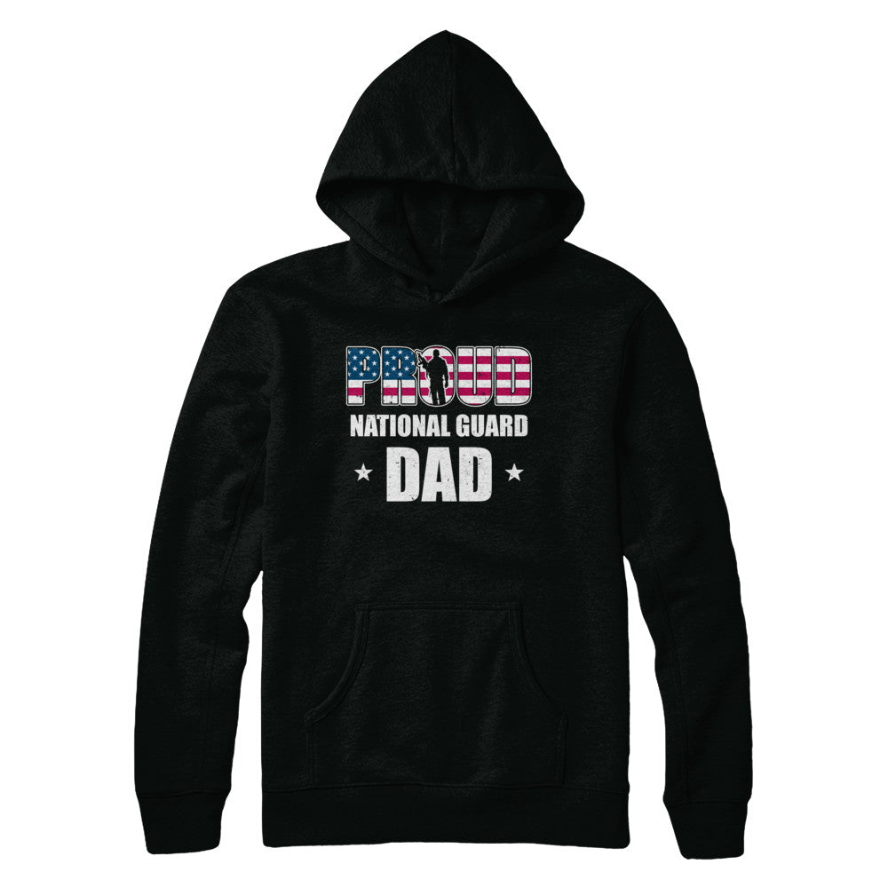 Proud National Guard Dad Veteran Fathers Day T-Shirt & Hoodie | Teecentury.com