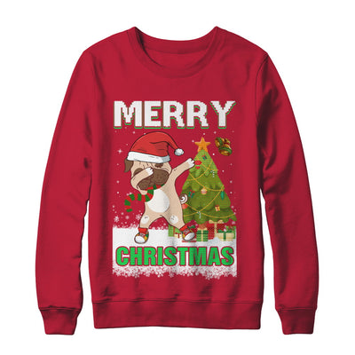 Cute Pug Claus Merry Christmas Ugly Sweater T-Shirt & Sweatshirt | Teecentury.com