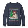 Cute Reindeer Bulldog Christmas Puppie Dog Sweater T-Shirt & Sweatshirt | Teecentury.com