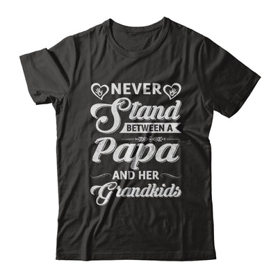 Never Stand Between A Papa And His Grandkids Fathers Day T-Shirt & Tank Top | Teecentury.com