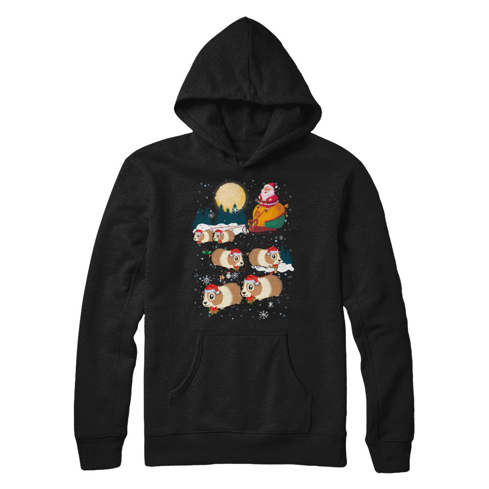Funny Christmas Guinea Pig Reindeer Lover Santa Gift T-Shirt & Sweatshirt | Teecentury.com