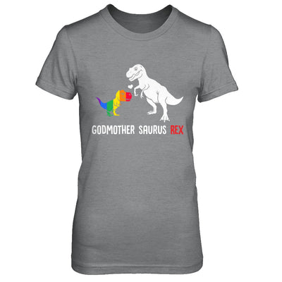 Godmother Saurus T-Rex Dinosaur Gift LGBT Support T-Shirt & Hoodie | Teecentury.com