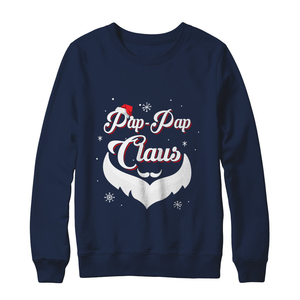 Santa Beard Matching Christmas Pajamas Pap-Pap Claus T-Shirt & Sweatshirt | Teecentury.com