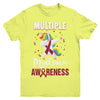 Inspirational Multiple Myeloma Awareness Unicorn Support Youth Youth Shirt | Teecentury.com