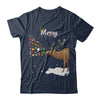 Couples Sick Reindeer Funny Ugly Merry Christmas Sweater T-Shirt & Sweatshirt | Teecentury.com