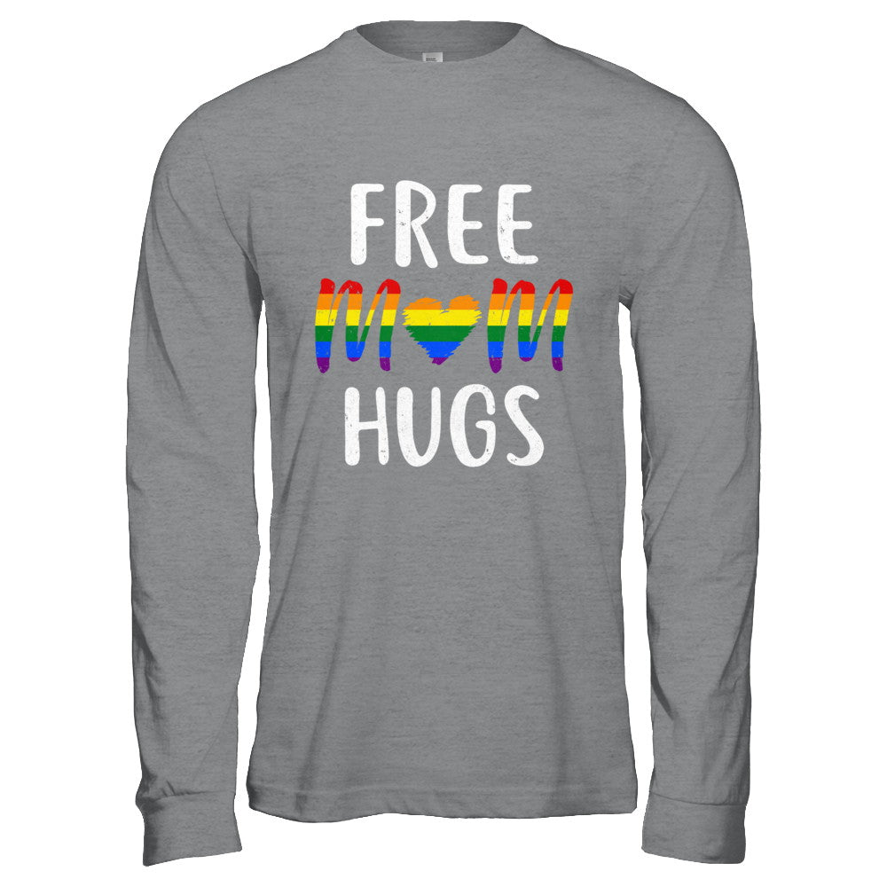 Free Mom Hugs Support LGBT T-Shirt & Hoodie | Teecentury.com