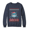 Santa Hat Auntie Shark Ugly Christmas Sweater T-Shirt & Sweatshirt | Teecentury.com