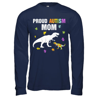 Proud Autism Mom T-Rex Dinosaur Autism Awareness T-Shirt & Hoodie | Teecentury.com