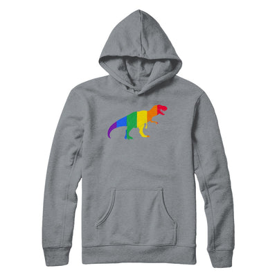 Pride LGBT Dinosaur T REX Gift Rainbow LGBT Gay Lesb T-Shirt & Hoodie | Teecentury.com