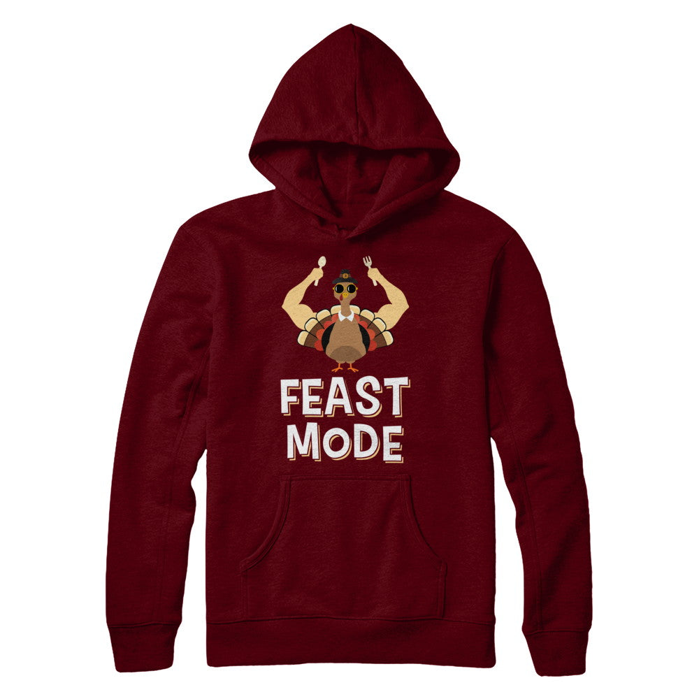 Feast Mode Food Funny Turkey Thanksgiving Day T-Shirt & Sweatshirt | Teecentury.com