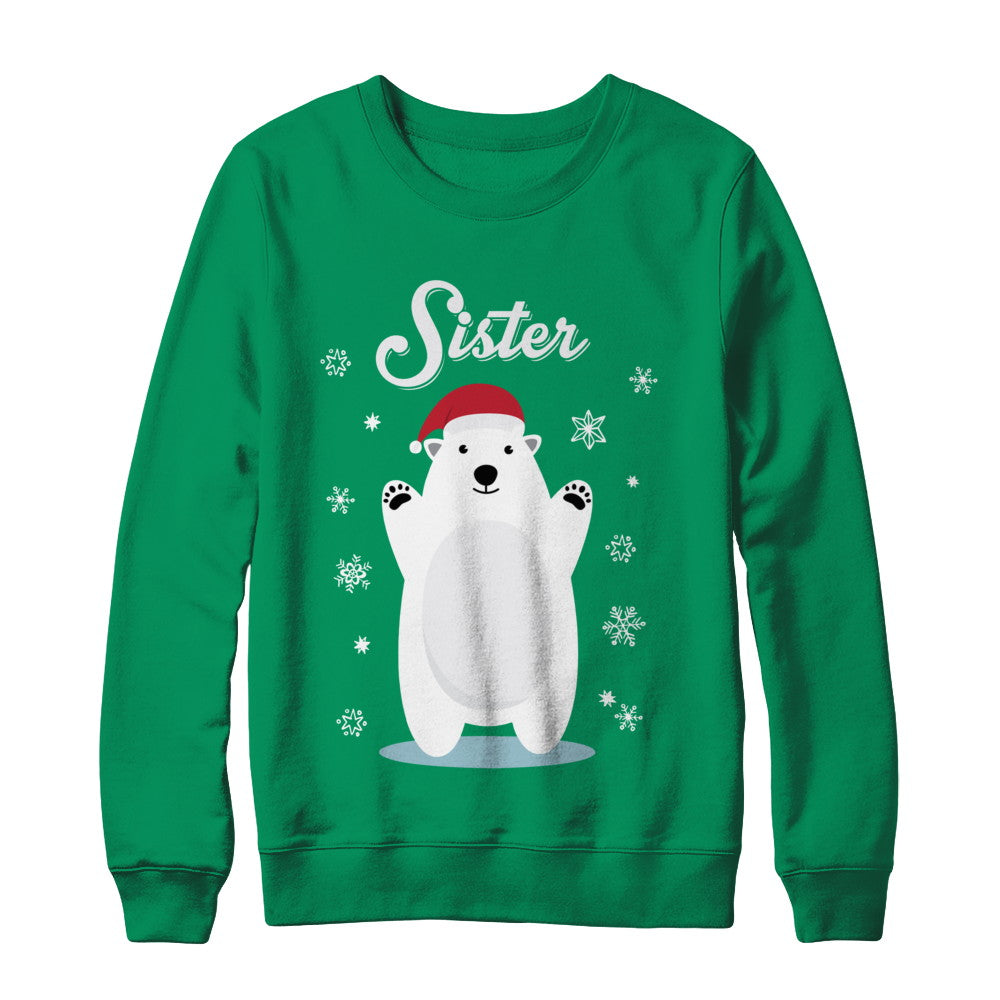 Sister Bear Christmas Santa Pajamas T-Shirt & Sweatshirt | Teecentury.com