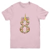 8th Birthday Girl 8 Years Old Awesome Unicorn Flower Youth Youth Shirt | Teecentury.com