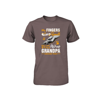 My Fingers May Be Small But I Can Still Wrap Grandpa Youth Youth Shirt | Teecentury.com