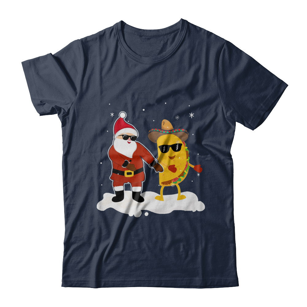 Flossing Santa Claus Taco Christmas Pajamas Gifts T-Shirt & Sweatshirt | Teecentury.com