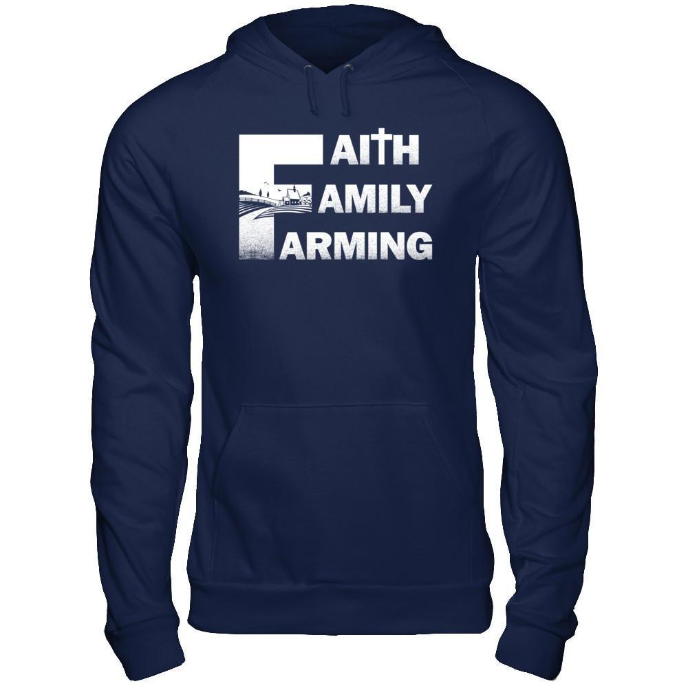 Faith Family Farming Farmer T-Shirt & Hoodie | Teecentury.com