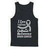 Brain Cancer Awareness Support Grey Girlfriend Boyfriend T-Shirt & Hoodie | Teecentury.com
