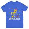 Autism Awareness Puzzle Piece Unicorn Embrace Differences Youth Youth Shirt | Teecentury.com