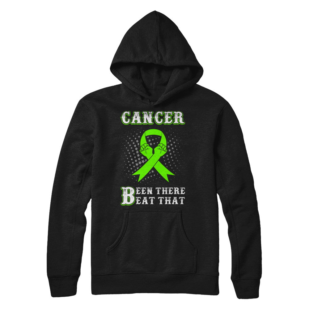 Liver Cancer Been There Beat That Awareness Green Ribbon T-Shirt & Hoodie | Teecentury.com
