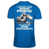 I Asked God For A Best Friend He Gave Me My Grandson T-Shirt & Hoodie | Teecentury.com