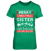 Merry Christmas Sister A Gift From Your Brother Sweater T-Shirt & Sweatshirt | Teecentury.com