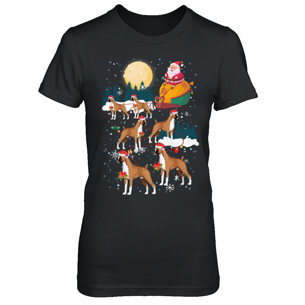 Dog Reindeer Boxer Christmas Gift T-Shirt & Sweatshirt | Teecentury.com