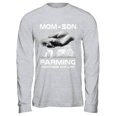 Farmer Mom And Son Farming Partners For Life Mothers Day T-Shirt & Hoodie | Teecentury.com