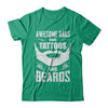 Awesome Dads Have Tattoos And Beards T-Shirt & Hoodie | Teecentury.com