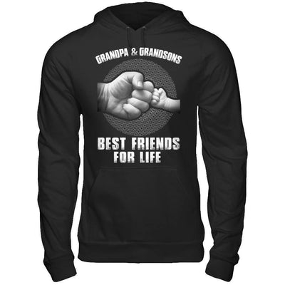 Grandpa And Grandsons Best Friends For Life T-Shirt & Hoodie | Teecentury.com