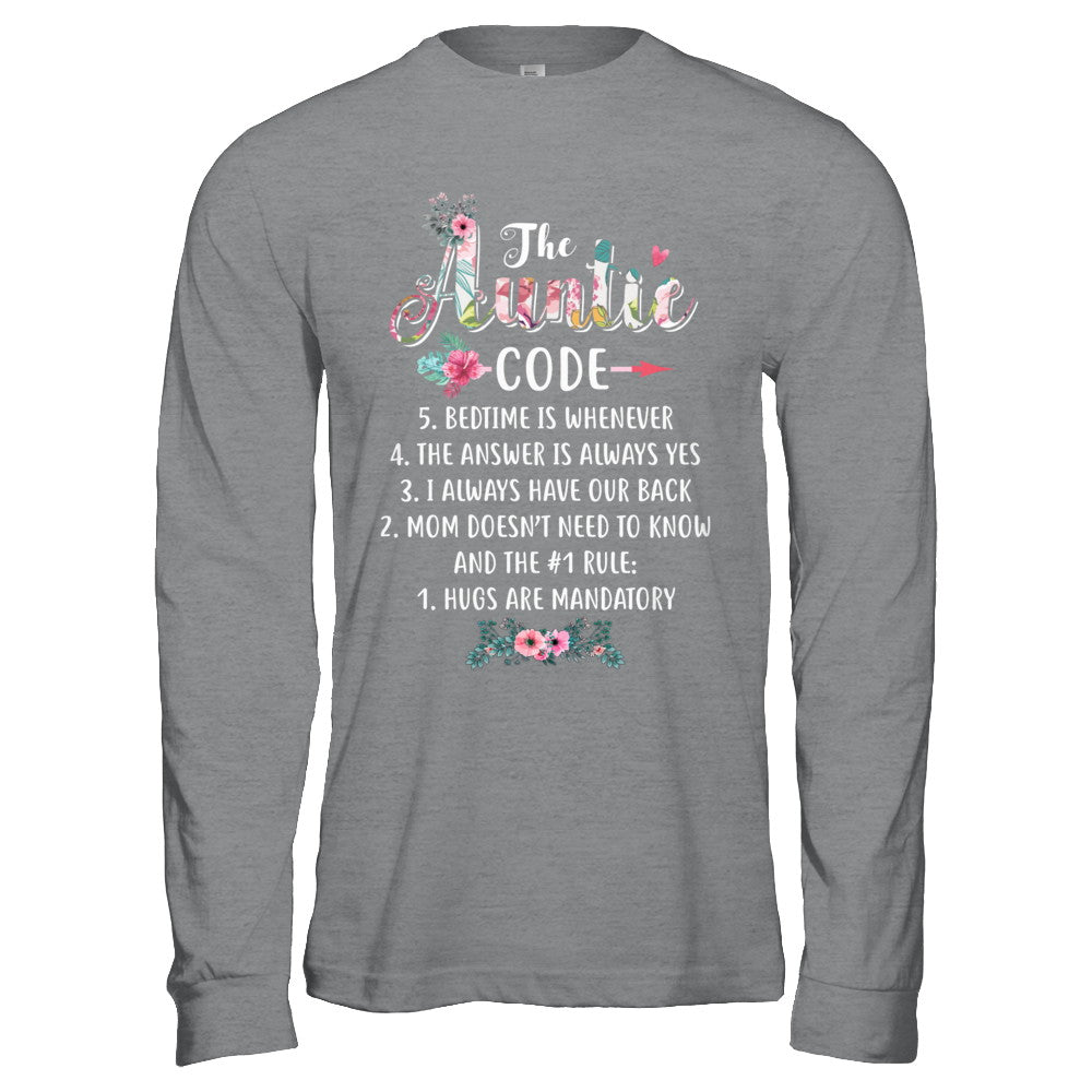 Funny The Auntie Code T-Shirt & Hoodie | Teecentury.com