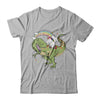 Unicorn Riding Dinosaur T Rex Unicorns Rainbow Gifts T-Shirt & Hoodie | Teecentury.com