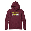 Love My Boys Mom And Dad Softball T-Shirt & Hoodie | Teecentury.com