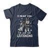 I Hear You I'm Just Not Listening Funny Schnauzer T-Shirt & Hoodie | Teecentury.com