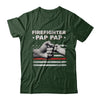 Firefighter Fireman Pap Pap American Flag Fathers Day T-Shirt & Hoodie | Teecentury.com