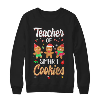 Cute Teacher Of Smart Cookies Merry Xmas Christmas T-Shirt & Sweatshirt | Teecentury.com