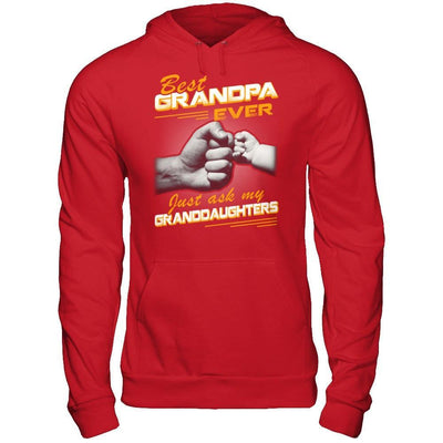 Best Grandpa Ever Just Ask My Granddaughters T-Shirt & Hoodie | Teecentury.com