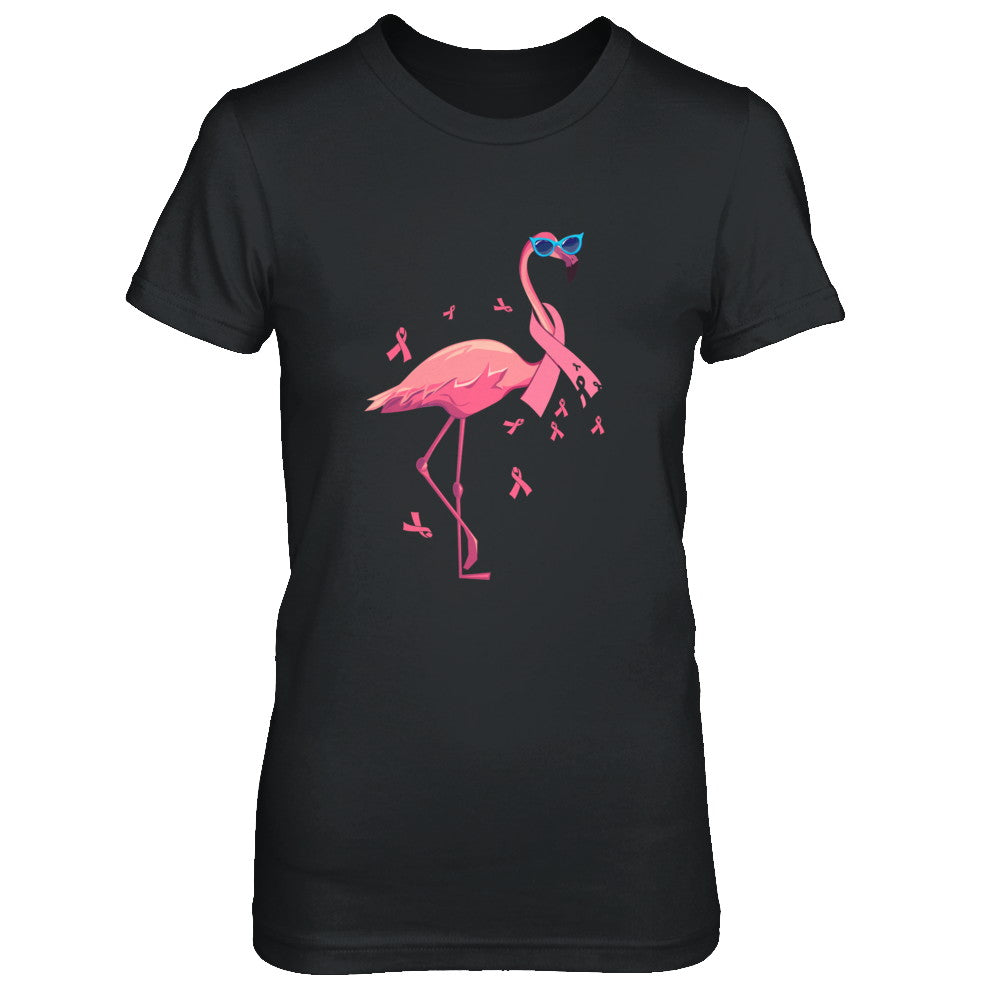 Flamingo Pink Ribbon Breast Cancer Awareness Gift Shirt Flamingo Pink Ribbon Breast Cancer Awareness Gift Shirt