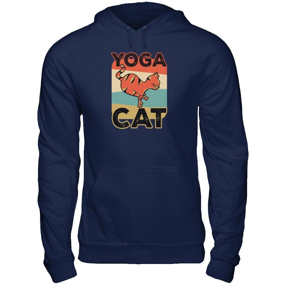 Classic Vintage Retro Yoga Cat Funny T-Shirt & Tank Top | Teecentury.com
