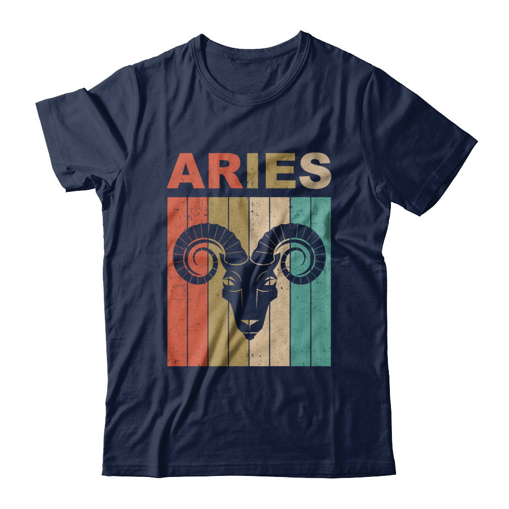 Vintage Aries Zodiac March April Birthday Gift T-Shirt & Hoodie | Teecentury.com