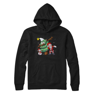 Dabbing Santa Through The Snow T-Shirt & Sweatshirt | Teecentury.com