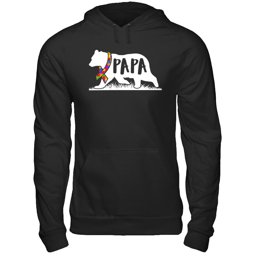 Autism Awareness Papa Bear T-Shirt & Hoodie | Teecentury.com