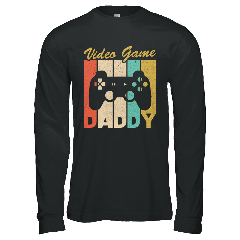 Retro Vintage Daddy Video Games Gaming Dad Fathers Day Gift T-Shirt & Hoodie | Teecentury.com