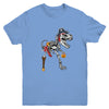 Dinosaurs T-Rex Skeleton Pirate Halloween Saurus For Kids Youth Youth Shirt | Teecentury.com