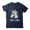 Vintage Love Wins Totally Straight Unicorn Gay LGBT Pride T-Shirt & Hoodie | Teecentury.com