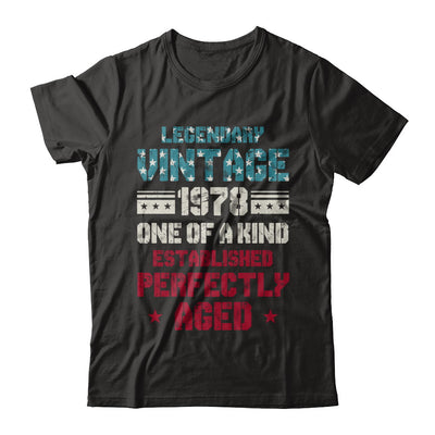Legendary Vintage 1978 44th Years Old Birthday Gift T-Shirt & Hoodie | Teecentury.com