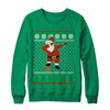 Dabbing Santa Football Ugly Sweater Christmas T-Shirt & Sweatshirt | Teecentury.com